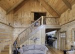Stairs to upper level loft